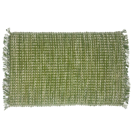 Basketweave Evergreen Placemat