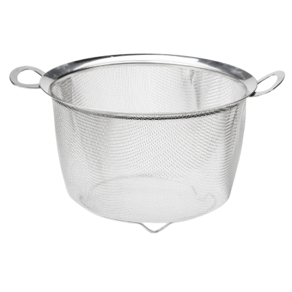 RSVP 3qt Wide Rim Mesh Basket