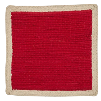 Red Woven Square Placemat