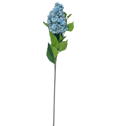 32" Cone Hydrangea Stem - Muted Blue