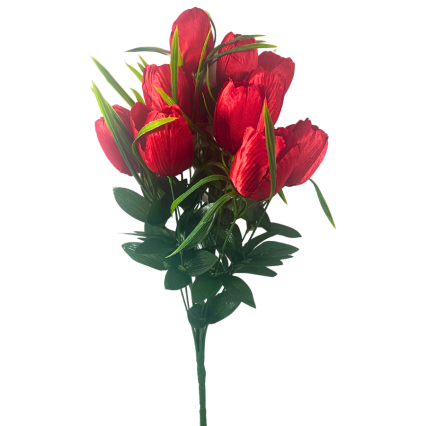 19" Tulip Bush - Red
