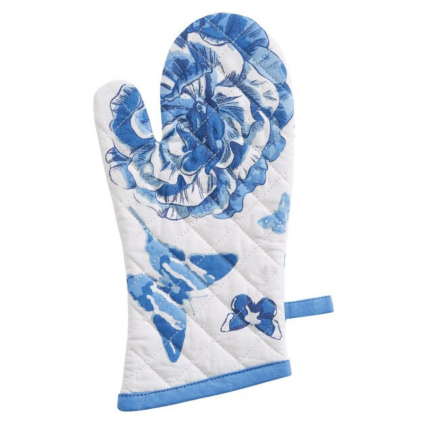 Florals and Flitters Oven Mitt