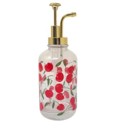 17oz Glass Dispenser with Cherries