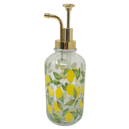 17oz Glass Dispenser with Lemons