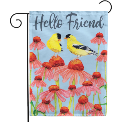 Hello Friend Garden Flag