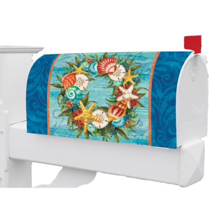 Sea Star Wreath Mailbox Cover