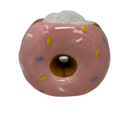 Pink Donut Scrubby Holder