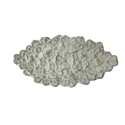 Flower Trinket Dish- Oval