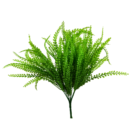 16" UV Bead Grass Bush - Light Green