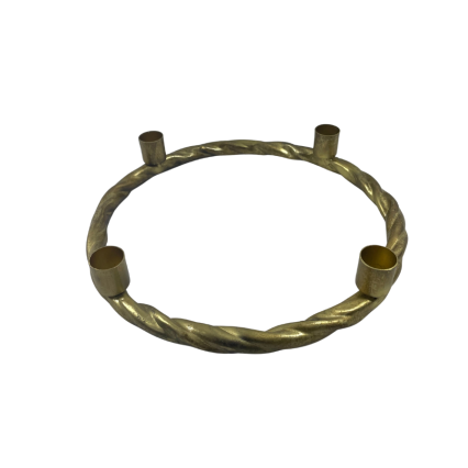 Gold Wreath Candelabra