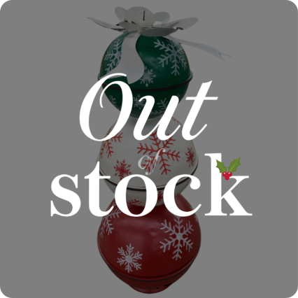 Snowflake Bell W/Bow Stack Balls