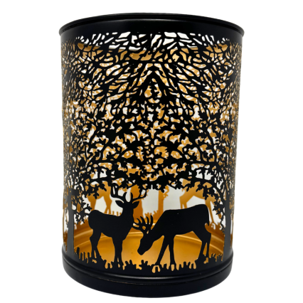 8.5" Metal Deer Lantern