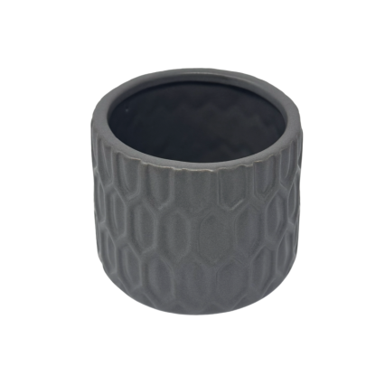 3" Ceramic Vase - Grey