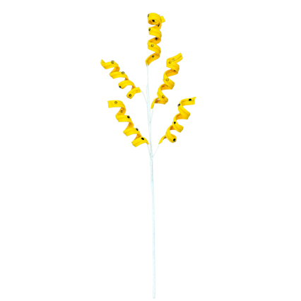 29" Curly Felt Spray - Yellow & Black