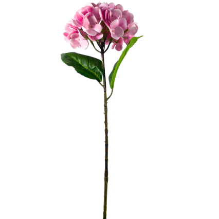 22" Real Touch Hydrangea Stem - Light Pink