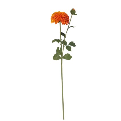 31" Dahlia Spray- Orange/Yellow