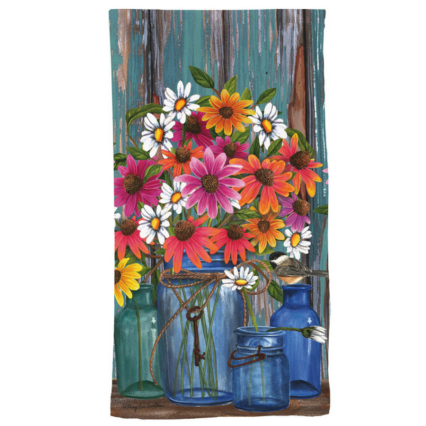 Farm Fresh Flowers Kitchen Towel
