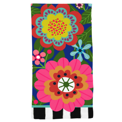 Bright Blooms Kitchen Towel