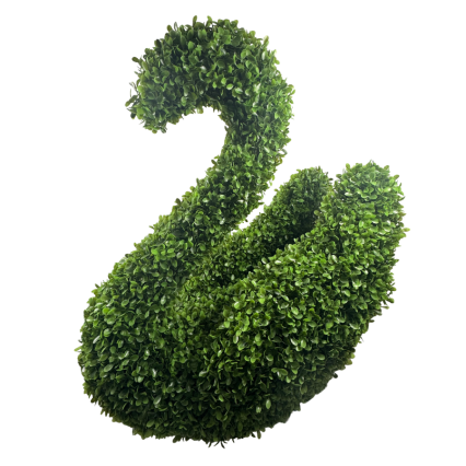 26" UV Boxwood Swan