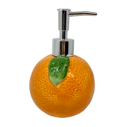 Ceramic Orange Soap Dispenser