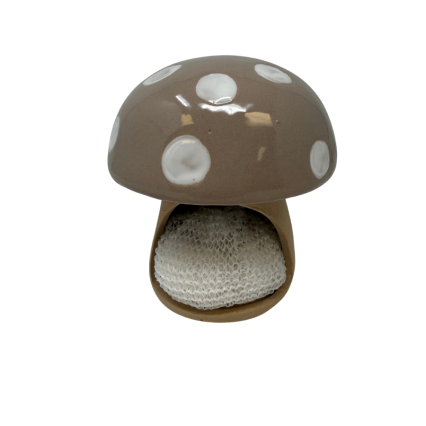 Natural Mushroom Scrubber Holder