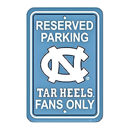 UNC Tarheels Parking Sign