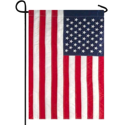 American Embroidered Garden Flag