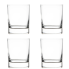 10.5oz Nicole Miller Square Double Old Fashioned Glasses - Set of 4