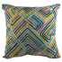 17" Multicolored Zig-Zag Outdoor Pillow