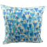 17" Blue Fins Outdoor Pillow