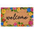 Welcome Floral Border Doormat