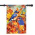 Bluebirds Among The Leaves House Flag