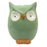 6" Porcelain Owl Bank - Teal