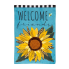 Welcome Friends Leopard Sunflower Garden Flag