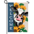 Mooove Over For Fall Suede Garden Flag