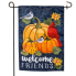 Welcome Friends of Fall Applique Garden Flag