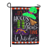 Hocus Pocus Witch Applique Garden Flag