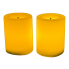 2 LED Wax Covered Votives (Batteries Included)
