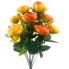 17" Ranunculus Bush - Yellow/Orange
