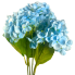 19" Hydrangea Bush - Light Blue