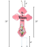 28" He Is Risen Indeed Metal Yard Stake - Coral