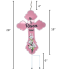 28" He Is Risen Indeed Metal Yard Stake - Pink