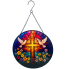 12" Cross & Dove Mosaic Metal Hanging Decor