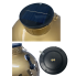 19" Solar Metal Bell - Gold