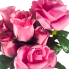 21" Rose & Bud Bush - Pink