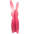 28" Wooden Bunny Stand Decor - Pink