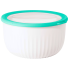 Oggi 4 Qt. Prep, Store & Serve Plastic Bowl w/See-Thru Lid