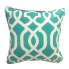 17.5" Geo Aqua Outdoor Pillow