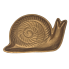 7" Gold Snail Trinket Tray