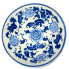 2.5" Blue & White Chinoiserie Porcelain Animal Food/ Water Bowl